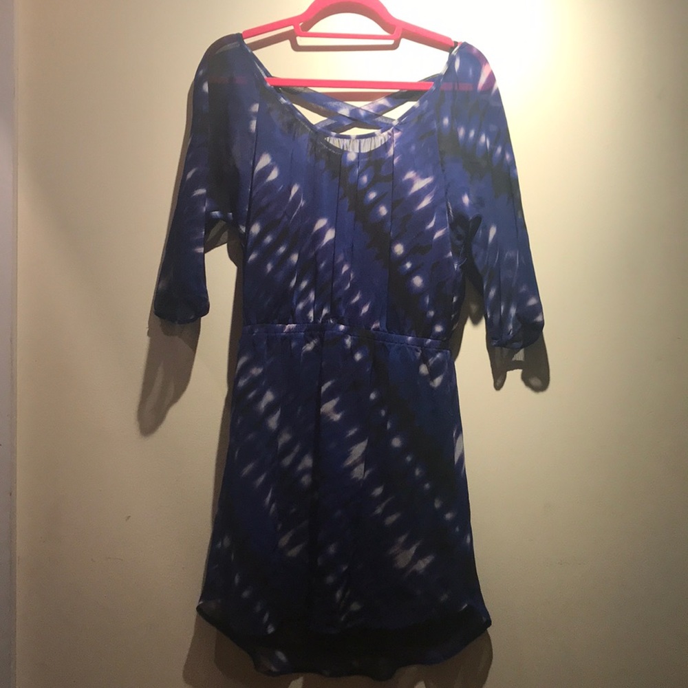 EXPRESS sheer summer dress with underlay